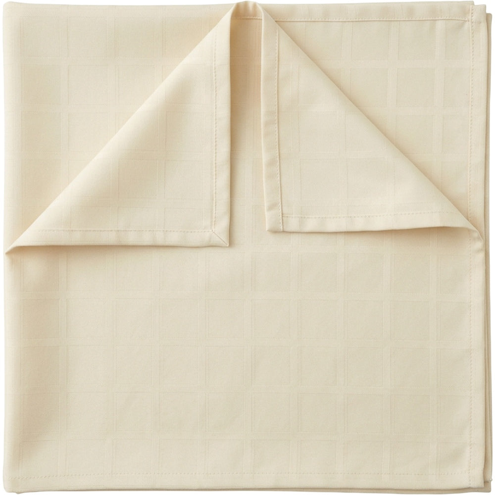 Nxvk Jacquard Square Tablecloth 140 x 140 cm Cream - Product view