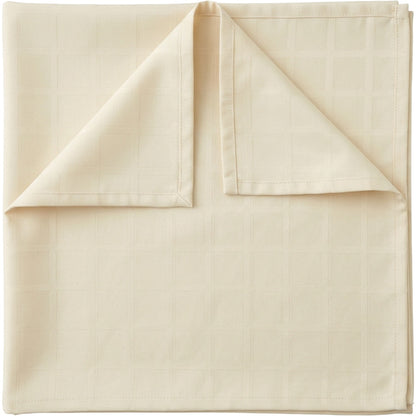Nxvk Jacquard Square Tablecloth 140 x 140 cm Cream - Product view