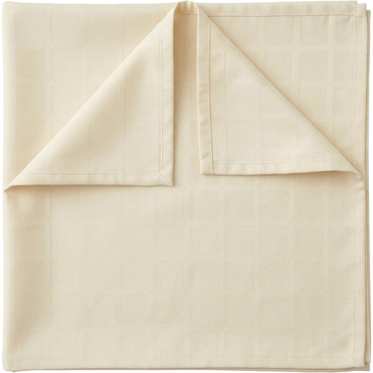Nxvk Jacquard Square Tablecloth 140 x 140 cm Cream - Product view