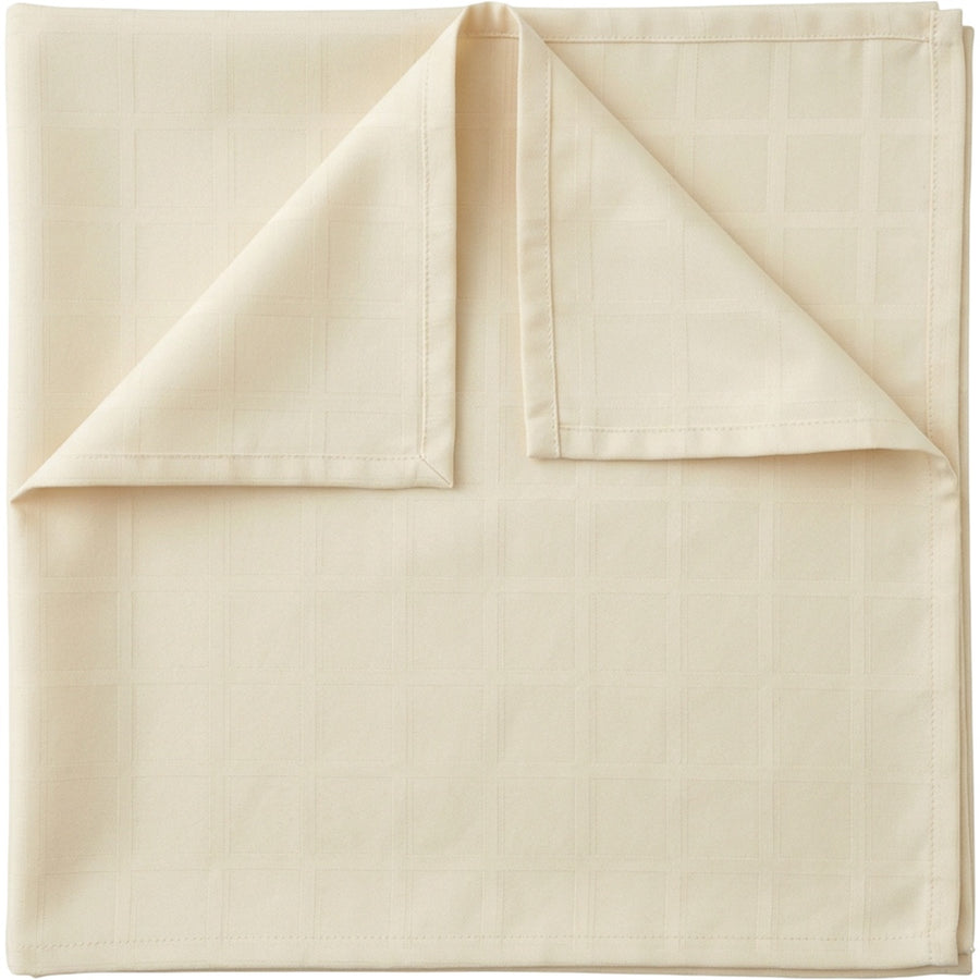 Nxvk Jacquard Square Tablecloth 140 x 140 cm Cream