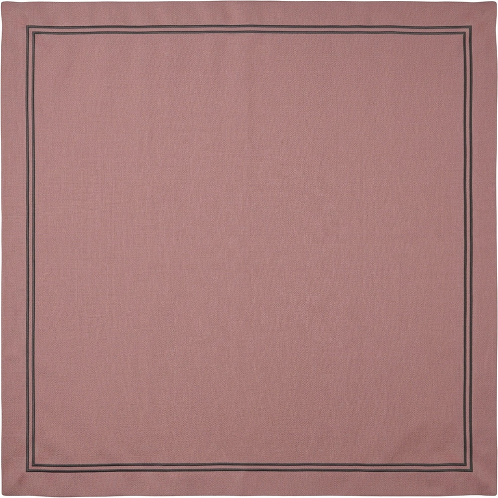 Nxvk Latticecord Square Tablecloth Smoked Rose 54 x 54 in - Product view