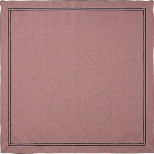 Nxvk Latticecord Square Tablecloth Smoked Rose 54 x 54 in - Product view