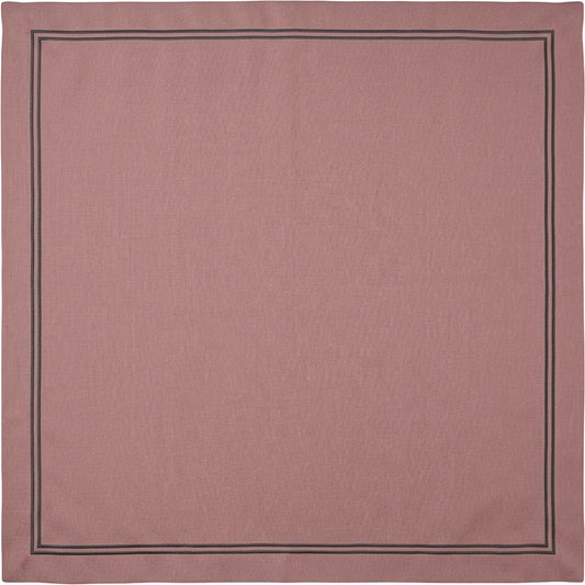 Nxvk Latticecord Square Tablecloth Smoked Rose 54 x 54 in - Product view