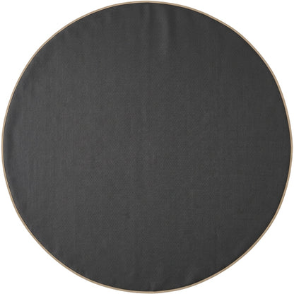 Nxvk Ridgeline Round Tablecloth Charcoal 70 in - Product view