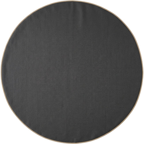 Nxvk Ridgeline Round Tablecloth Charcoal 70 in - Product view
